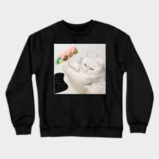 angry cats Crewneck Sweatshirt